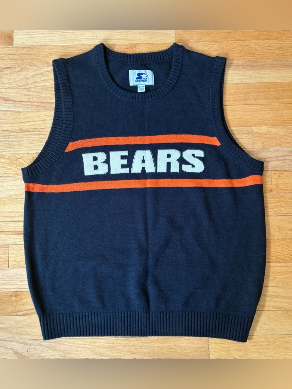 Vintage Original Starter Chicago Bears Mike Ditka Sweater Vest Men’s Size XL
